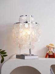 Round Shell Table Lamp-DWHOME