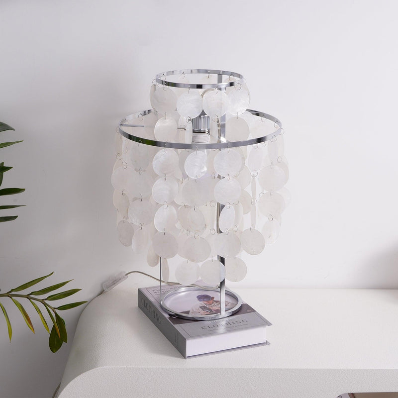 Round Shell Table Lamp-DWHOME