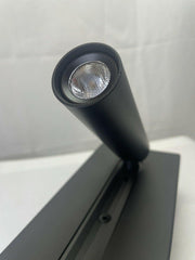 Black Bedside USB Wall Light-DWHOME
