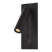 Black Bedside USB Wall Light-DWHOME