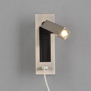 Black Bedside USB Wall Light-DWHOME