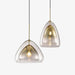 Futuristische Glass Pendant Light.