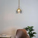 Futuristische Glass Pendant Light.