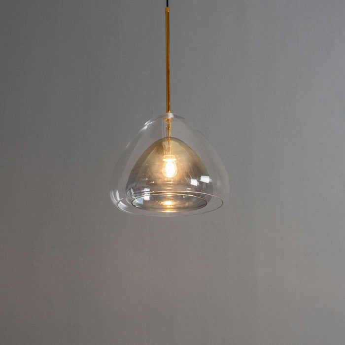 Futuristische Glass Pendant Light.