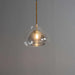 Futuristische Glass Pendant Light.