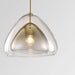 Futuristische Glass Pendant Light.