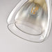 Futuristische Glass Pendant Light.