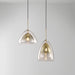 Futuristische Glass Pendant Light.