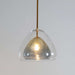 Futuristische Glass Pendant Light.