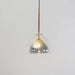 Futuristische Glass Pendant Light.