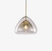 Futuristische Glass Pendant Light.