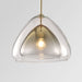 Futuristische Glass Pendant Light.