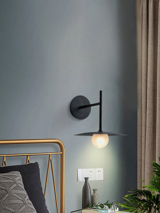 Gea Iron Plug-In Wall Lamp.