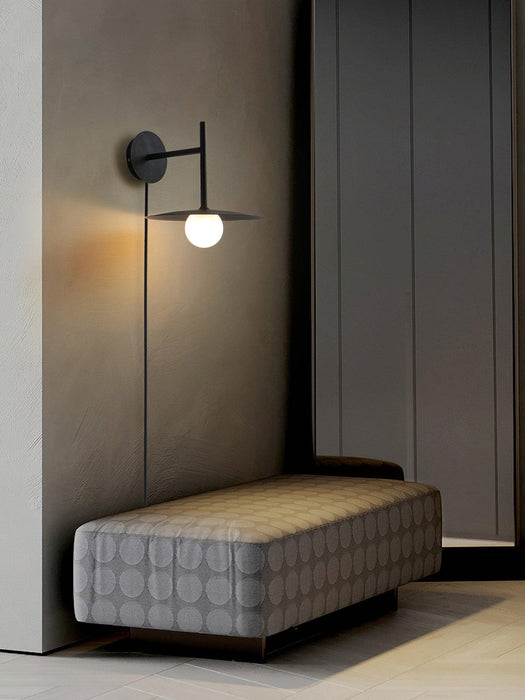 Gea Iron Plug-In Wall Lamp.