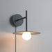 Gea Iron Plug-In Wall Lamp.