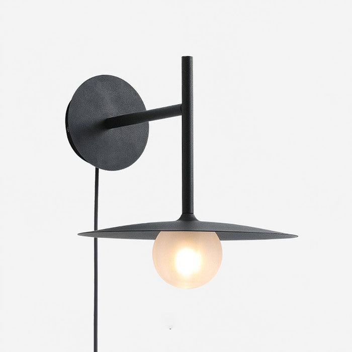 Gea Iron Plug-In Wall Lamp-DWHOME