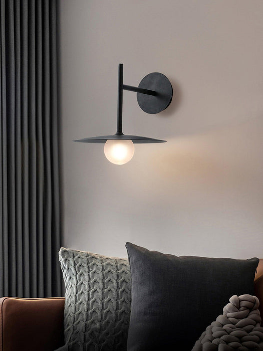 Gea Iron Plug-In Wall Lamp.