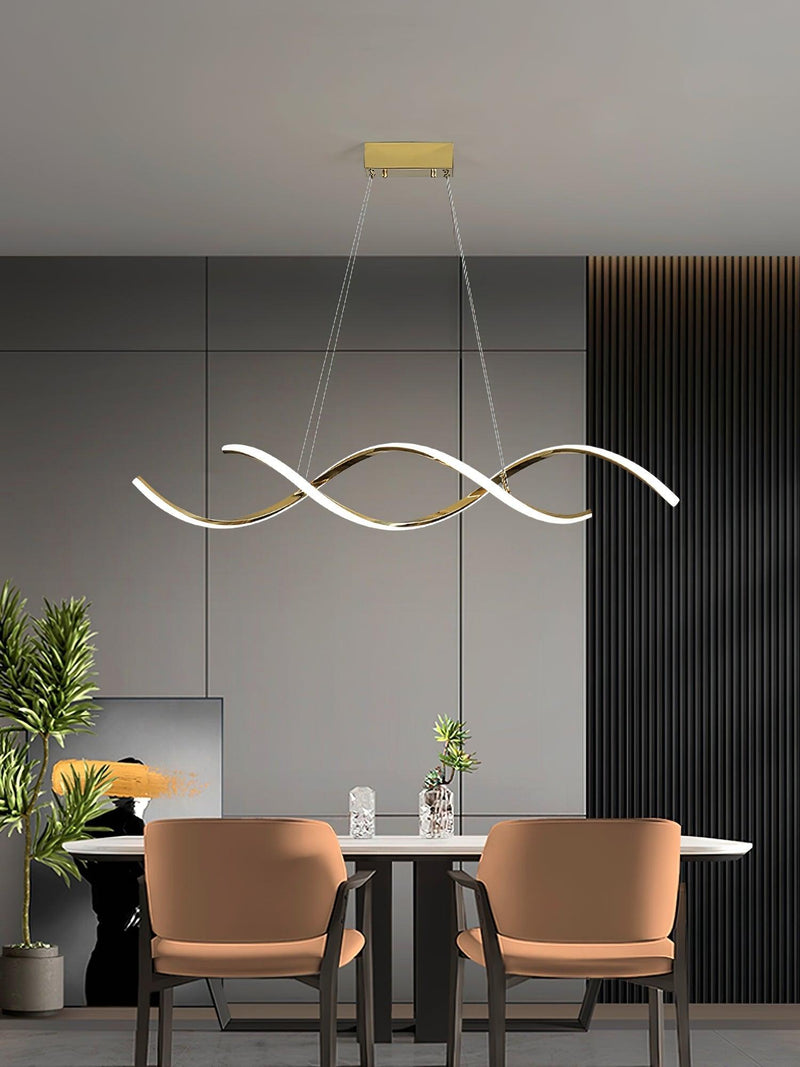 Pendentif Lumière Douces Vagues - DWHOME
