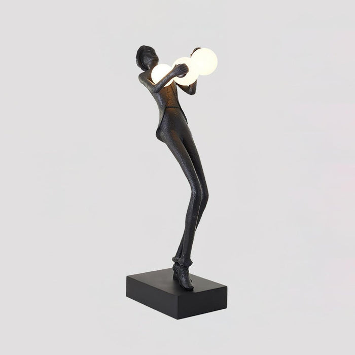 Gentleman Sculpture Floor Lamp.