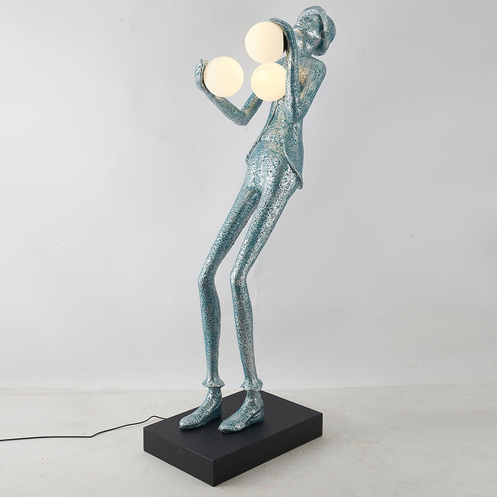 Gentleman Sculpture Floor Lamp.