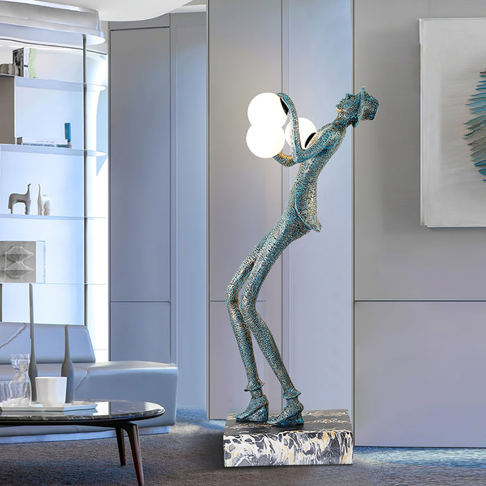 Gentleman Sculpture Floor Lamp.