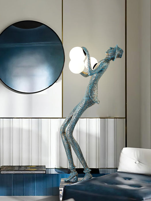 Gentleman Sculpture Floor Lamp.