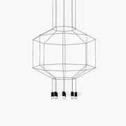 Geometric Lines Pendant Lamp-DWHOME