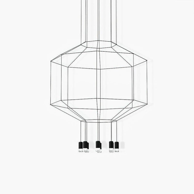 Geometric Lines Pendant Lamp-DWHOME