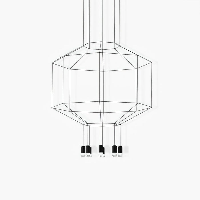 Geometric Lines Pendant Lamp.