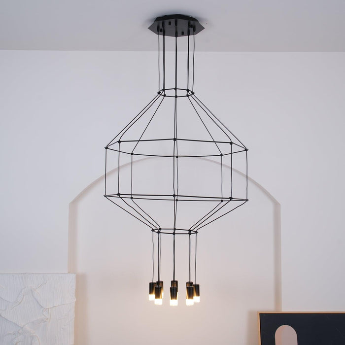 Geometric Lines Pendant Lamp - DWHOME