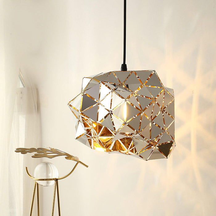 Geometric Panel Pendant Lamp.