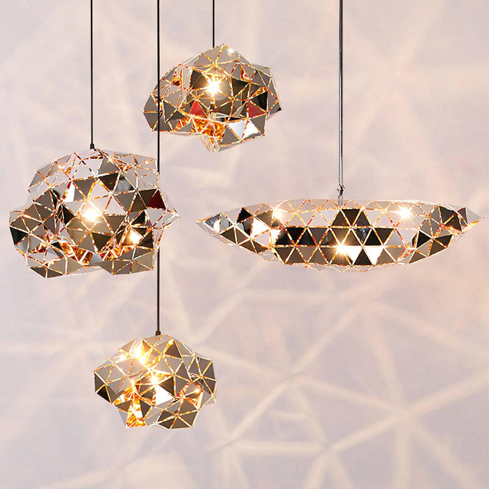 Geometric Panel Pendant Lamp.