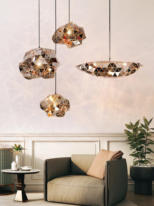 Geometric Panel Pendant Lamp.