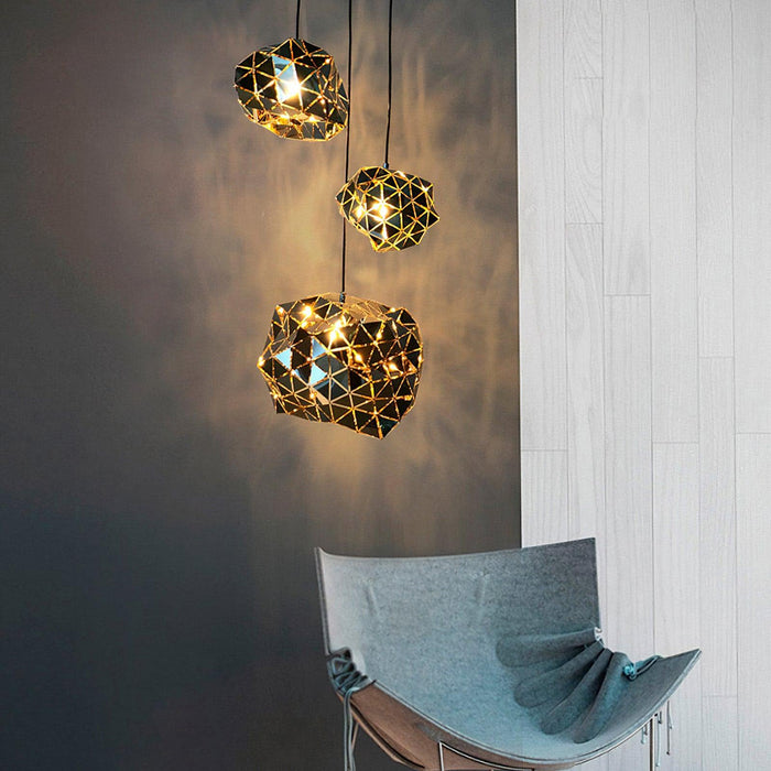 Geometric Panel Pendant Lamp.