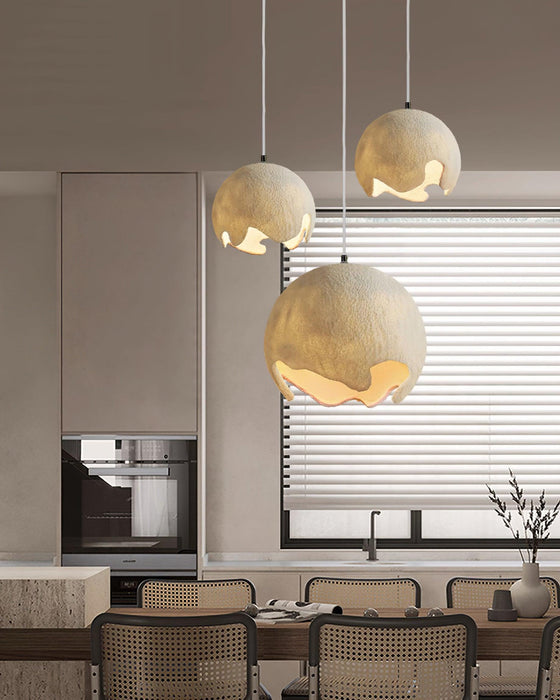 Geometric Resin Pendant Light-DWHOME