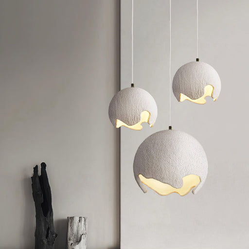 Geometric Resin Pendant Light-DWHOME