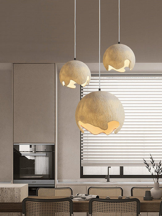 Geometric Resin Pendant Light-DWHOME
