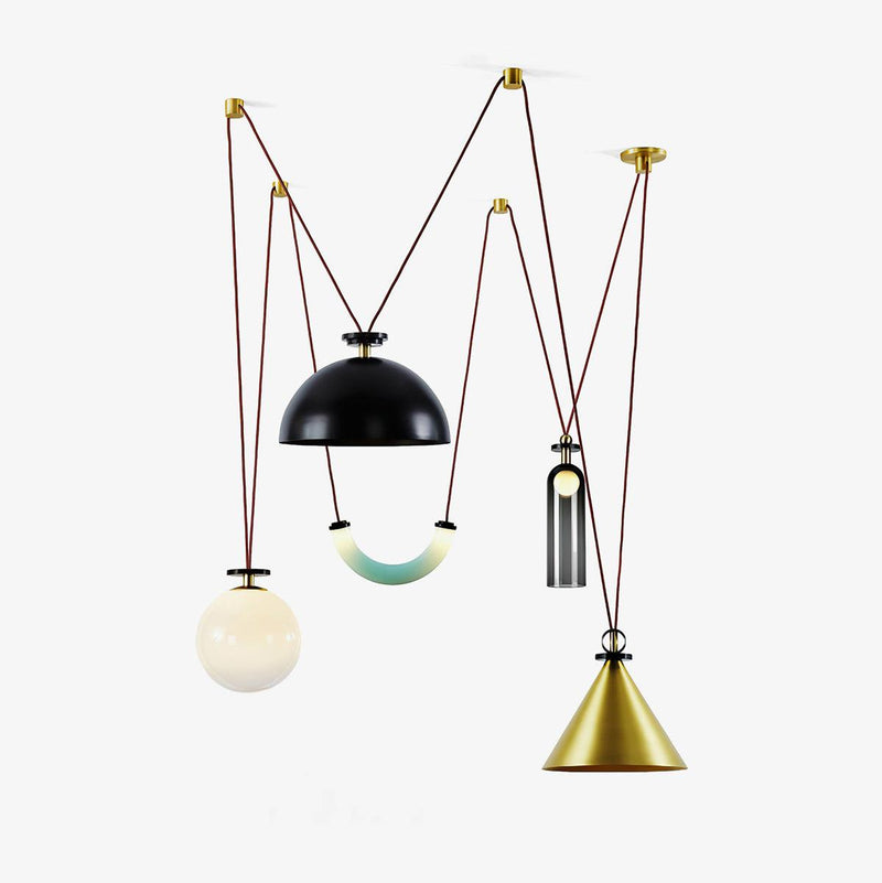 Geometric Shape Art Modern Chandelier-DWHOME