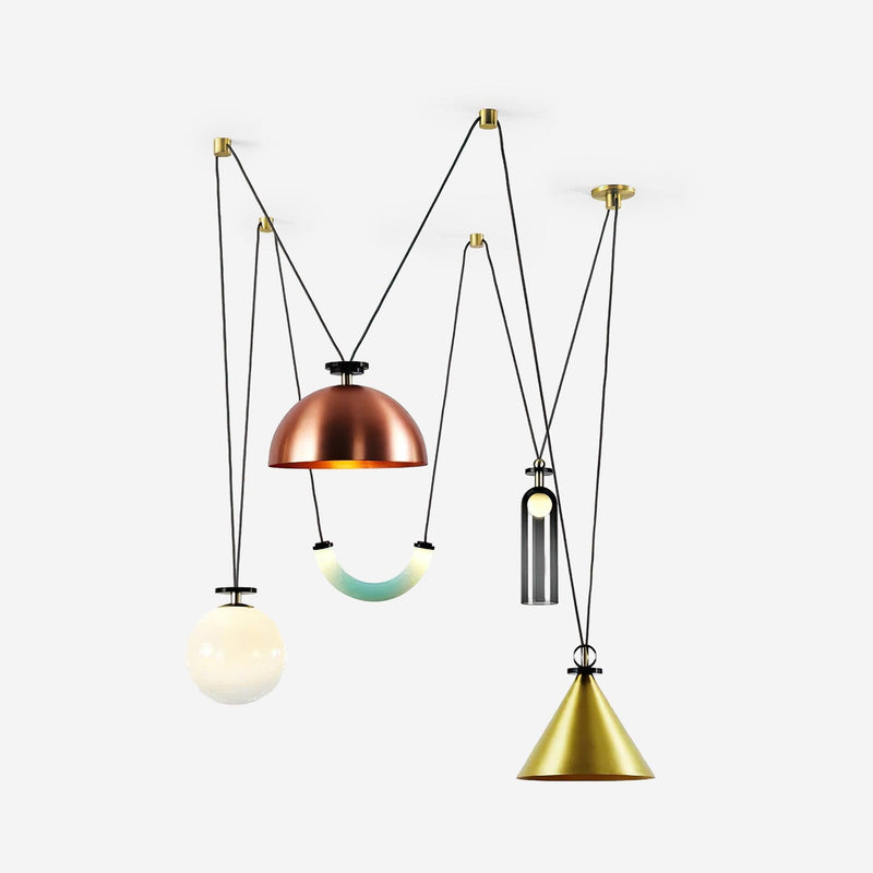 Geometric Shape Art Modern Chandelier-DWHOME