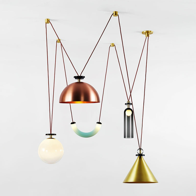 Geometric Shape Art Modern Chandelier-DWHOME