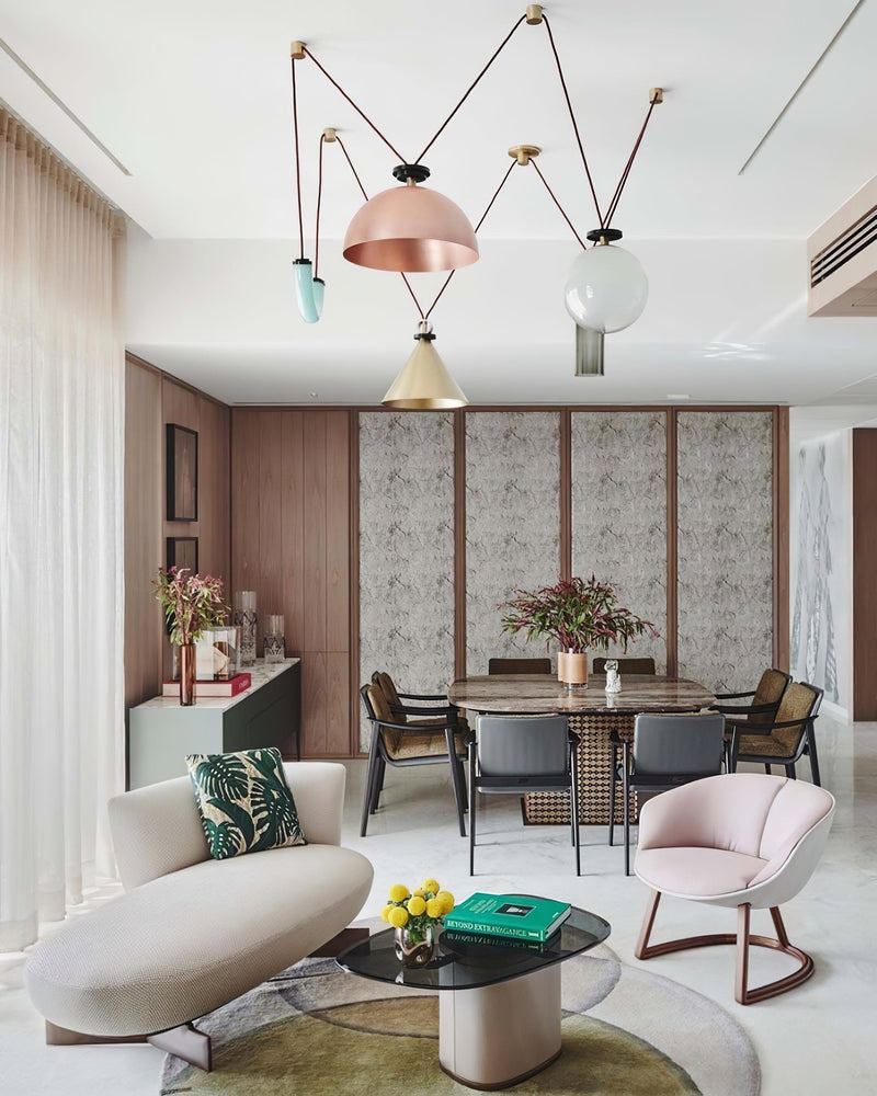 Geometric Shape Art Modern Chandelier-DWHOME