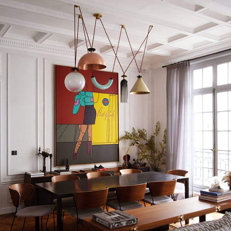 Geometric Shape Art Modern Chandelier-DWHOME