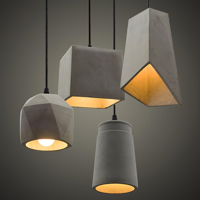 Georgia Cement Pendant Light-DWHOME