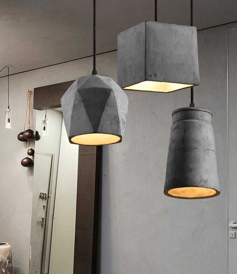 Georgia Cement Pendant Light-DWHOME