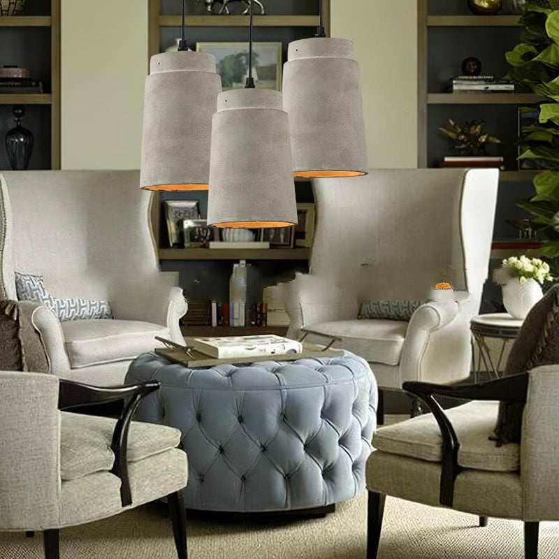 Georgia Cement Pendant Light-DWHOME