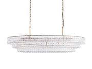 Ghiaccio Oval Chandelier 54''65''-DWHOME