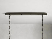 Ghiaccio Oval Chandelier 54''65''-DWHOME