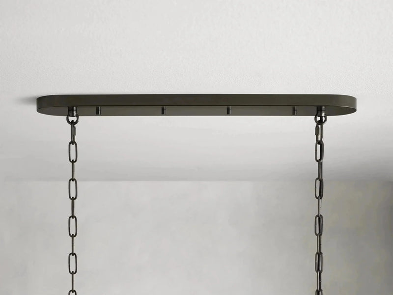 Ghiaccio Oval Chandelier 54''65''-DWHOME