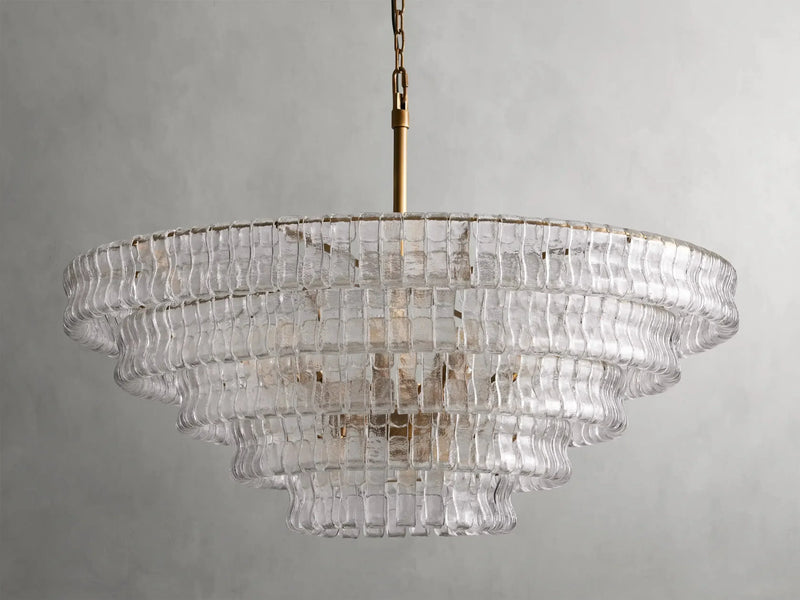 Ghiaccio Round Chandelier 36''48''-DWHOME