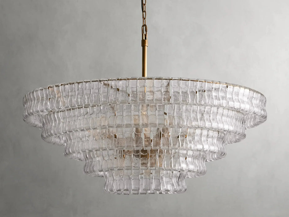 Ghiaccio Round Chandelier 36''48''-DWHOME